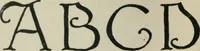 An illustration from Alphabets old and new, for the use of craftsmen : with an introductory essay on Art in the alphabet (1898)