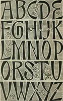 An illustration from Alphabets old and new, for the use of craftsmen : with an introductory essay on Art in the alphabet (1898)