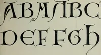An illustration from Alphabets old and new, for the use of craftsmen : with an introductory essay on Art in the alphabet (1898)