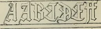 An illustration from Alphabets old and new, for the use of craftsmen : with an introductory essay on Art in the alphabet (1898)