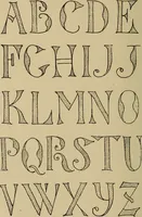 Picture 194 of 299 from Alphabets old and new, for the use of craftsmen (1910), leaf 185