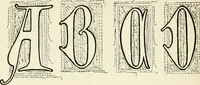 An illustration from Alphabets old and new, for the use of craftsmen : with an introductory essay on Art in the alphabet (1898)