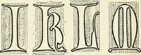 An illustration from Alphabets old and new, for the use of craftsmen : with an introductory essay on Art in the alphabet (1898)