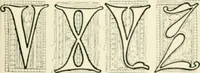 An illustration from Alphabets old and new, for the use of craftsmen : with an introductory essay on Art in the alphabet (1898)