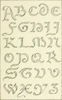 An illustration from Alphabets old and new, for the use of craftsmen : with an introductory essay on Art in the alphabet (1898)