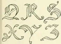 An illustration from Alphabets old and new, for the use of craftsmen : with an introductory essay on Art in the alphabet (1898)