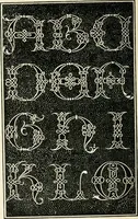 An illustration from Alphabets old and new, for the use of craftsmen : with an introductory essay on Art in the alphabet (1898)