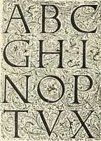 An illustration from Alphabets old and new, for the use of craftsmen : with an introductory essay on Art in the alphabet (1898)