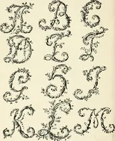 An illustration from Alphabets old and new, for the use of craftsmen : with an introductory essay on Art in the alphabet (1898)