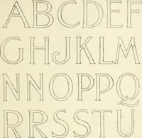 An illustration from Alphabets old and new, for the use of craftsmen : with an introductory essay on Art in the alphabet (1898)