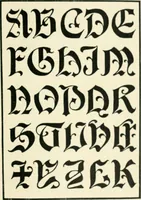 An illustration from Alphabets old and new, for the use of craftsmen : with an introductory essay on Art in the alphabet (1898)