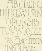 An illustration from Alphabets old and new, for the use of craftsmen : with an introductory essay on Art in the alphabet (1898)