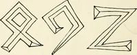 An illustration from Alphabets old and new, for the use of craftsmen : with an introductory essay on Art in the alphabet (1898)