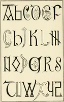 An illustration from Alphabets old and new, for the use of craftsmen : with an introductory essay on Art in the alphabet (1898)