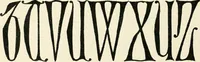 An illustration from Alphabets old and new, for the use of craftsmen : with an introductory essay on Art in the alphabet (1898)