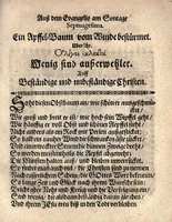 An illustration from [Alpha. Omega.] Geistliche emblemata oder Sinn-Bilder, aus den Sonntags-Evangelien vom I. Advent biss auff Trinitatis (1675)
