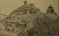 An illustration from Alps and sanctuaries of Piedmont and the canton Ticino (1913)