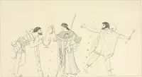 An illustration from Alte Denkmäler (1849)