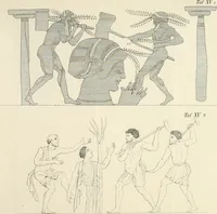 An illustration from Alte Denkmäler (1849)