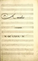 Picture 1 of 42 from Amadis : tragedie ; Proserpine ; Cadmus (1700), leaf 8