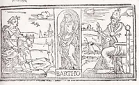 Picture 13 of 19 from Ambrosii Novidii Fracci Ferentinatis Sacrorum fastorum libri XII : cum romanis consuetudinibus per totum annũ, suisq[ue] causis, ac stellis, et numinũ nostrorum introductionibus : adhibitis XII. mensibvs, XII. apost. tutelis, rebus gestis, necnõ figuris, ac fabulis ad rẽ faciẽtibus, à suis tenebris ad lucẽ, idest Christum, reductis : opus sane sic post natalẽ domini à nullo antea scriptum aut editum (1547), leaf 225