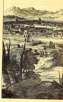 An illustration from America: being an accurate description of the Nevv VVorld; : containing the original of the inhabitants; the remarkable voyages thither: the conquest of the vast empires of Mexico and Peru, their ancient and later vvars. With their several plantations, many, and rich islands; their cities, fortresses, towns, temples, mountains, and rivers: their habits, customs, manners, and religions; their peculiar plants, beasts, birds, and serpents. (1670)