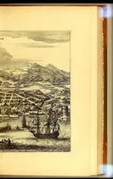 An illustration from America: being an accurate description of the Nevv VVorld; : containing the original of the inhabitants; the remarkable voyages thither: the conquest of the vast empires of Mexico and Peru, their ancient and later vvars. With their several plantations, many, and rich islands; their cities, fortresses, towns, temples, mountains, and rivers: their habits, customs, manners, and religions; their peculiar plants, beasts, birds, and serpents. (1670)