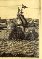 An illustration from America: being an accurate description of the Nevv VVorld; : containing the original of the inhabitants; the remarkable voyages thither: the conquest of the vast empires of Mexico and Peru, their ancient and later vvars. With their several plantations, many, and rich islands; their cities, fortresses, towns, temples, mountains, and rivers: their habits, customs, manners, and religions; their peculiar plants, beasts, birds, and serpents. (1670)