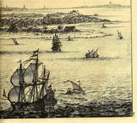 Picture 40 of 46 from America: being the latest, and most accurate description of the Nevv VVorld; : containing the original of the inhabitants, and the remarkable voyages thither. The conquest of the vast empires of Mexico and Peru, and other large provinces and territories, with the several European plantations in those parts. Also their cities, fortresses, towns, temples, mountains, and rivers. Their habits, customs, manners, and religions. Their plants, beasts, birds, and serpents. With an appendix, containing, besides several other considerable additions, a brief survey of what hath been discover'd of the unknown South-Land and the Arctick region. (1671), leaf 671