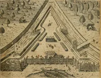 Picture 61 of 135 from America, das ist, Erfindung vnd Offenbahrung der Newen Welt : deroselbigen Völcker, Gestalt, Sitten, Gebräuch, Policey vnd Gottesdienst (1617), leaf 126