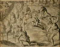 Picture 65 of 135 from America, das ist, Erfindung vnd Offenbahrung der Newen Welt : deroselbigen Völcker, Gestalt, Sitten, Gebräuch, Policey vnd Gottesdienst (1617), leaf 131