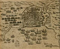 Picture 84 of 135 from America, das ist, Erfindung vnd Offenbahrung der Newen Welt : deroselbigen Völcker, Gestalt, Sitten, Gebräuch, Policey vnd Gottesdienst (1617), leaf 167