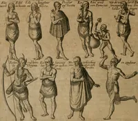 Picture 90 of 135 from America, das ist, Erfindung vnd Offenbahrung der Newen Welt : deroselbigen Völcker, Gestalt, Sitten, Gebräuch, Policey vnd Gottesdienst (1617), leaf 179