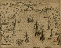 Picture 101 of 135 from America, das ist, Erfindung vnd Offenbahrung der Newen Welt : deroselbigen Völcker, Gestalt, Sitten, Gebräuch, Policey vnd Gottesdienst (1617), leaf 223