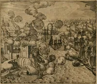 Picture 112 of 135 from America, das ist, Erfindung vnd Offenbahrung der Newen Welt : deroselbigen Völcker, Gestalt, Sitten, Gebräuch, Policey vnd Gottesdienst (1617), leaf 273