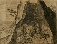 Picture 119 of 135 from America, das ist, Erfindung vnd Offenbahrung der Newen Welt : deroselbigen Völcker, Gestalt, Sitten, Gebräuch, Policey vnd Gottesdienst (1617), leaf 305