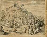 Picture 122 of 135 from America, das ist, Erfindung vnd Offenbahrung der Newen Welt : deroselbigen Völcker, Gestalt, Sitten, Gebräuch, Policey vnd Gottesdienst (1617), leaf 322