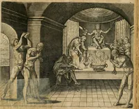 Picture 123 of 135 from America, das ist, Erfindung vnd Offenbahrung der Newen Welt : deroselbigen Völcker, Gestalt, Sitten, Gebräuch, Policey vnd Gottesdienst (1617), leaf 326