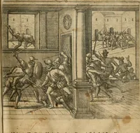 Picture 36 of 135 from America, das ist, Erfindung vnd Offenbahrung der Newen Welt : deroselbigen Völcker, Gestalt, Sitten, Gebräuch, Policey vnd Gottesdienst (1617), leaf 78