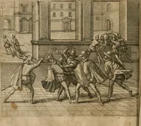 Picture 38 of 135 from America, das ist, Erfindung vnd Offenbahrung der Newen Welt : deroselbigen Völcker, Gestalt, Sitten, Gebräuch, Policey vnd Gottesdienst (1617), leaf 81