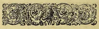 An illustration from Americae pars decima: : quae continentur, I. Duae navigationes Dn. Americi Vesputii, sub auspiciis Castellani regis, Ferdinandi susceptae. II. Solida narratio de moderno provinciae Virginiae statu, qua ratione tandem pax cum Indianis coaluerit, ac castella aliquot ad regionis praesidium ab Anglis extructa fuerint; additâ historiâ lectu jucundissimâ, quomodo Pokahuntas, regis Virginiae Powhatani filia, primori cuidam Anglo nupserit; authore Raphe Hamor Virginiae secretario. III. Vera descriptio Novae Angliae, quae Americae pars ad septentrionalem Indiam spectat, à capitaneo Johanne Schmidt, equite atque admirali delineata: cui accessit discursus, quomodo in secunda navigatione à Gallis captus, anno 1616. demum liberatus fuerit. Omnia nunc primùm in lucem edita, atque eleganter in aes incisis iconibus illustrata, / sumptibus ac studio Johann-Theodori de Bry (1619)
