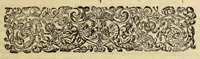An illustration from Americae pars decima: : quae continentur, I. Duae navigationes Dn. Americi Vesputii, sub auspiciis Castellani regis, Ferdinandi susceptae. II. Solida narratio de moderno provinciae Virginiae statu, qua ratione tandem pax cum Indianis coaluerit, ac castella aliquot ad regionis praesidium ab Anglis extructa fuerint; additâ historiâ lectu jucundissimâ, quomodo Pokahuntas, regis Virginiae Powhatani filia, primori cuidam Anglo nupserit; authore Raphe Hamor Virginiae secretario. III. Vera descriptio Novae Angliae, quae Americae pars ad septentrionalem Indiam spectat, à capitaneo Johanne Schmidt, equite atque admirali delineata: cui accessit discursus, quomodo in secunda navigatione à Gallis captus, anno 1616. demum liberatus fuerit. Omnia nunc primùm in lucem edita, atque eleganter in aes incisis iconibus illustrata, / sumptibus ac studio Johann-Theodori de Bry (1619)