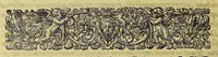An illustration from Americae pars quarta. Sive, Insignis & admiranda historia de reperta primùm Occidentali India à Christophoro Columbo anno M CCCCXCII (1594)