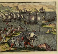 An illustration from Americae pars quinta (1595)