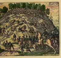 An illustration from Americae pars quinta (1595)