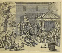 An illustration from Americae pars quinta (1595)