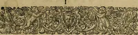 An illustration from Americae pars qvarta, siue, Insignis & admiranda historia de reperta primùm Occidentali India à Christophoro Columbo anno M. CCCCXCII (1594)