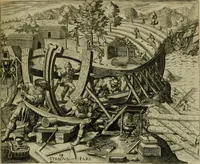 Picture 71 of 80 from Americae pars qvarta, siue, Insignis & admiranda historia de reperta primùm Occidentali India à Christophoro Columbo anno M. CCCCXCII (1594), leaf 200