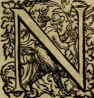 An illustration from Americae pars qvarta, siue, Insignis & admiranda historia de reperta primùm Occidentali India à Christophoro Columbo anno M. CCCCXCII (1594)
