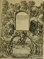 An illustration from Americae pars sexta, siue, Historiæ ab Hieronymo Bezono Mediolanese scriptæ, sectio tertia : res nõ minus nobiles & admiratione plenas continens, quàm præcedentes duæ : in hac enim reperies, qua ratione Hispani opuletissimas illas Peruäni regni prouincias occuparint, capto Rege Atabaliba : deide orta inter ipsos Hispanos in eo regno ciuilia bella : additus est breuis de fortunatis insulis cõmentariolus in duo capita distinctus : item additiones ad singula capita historiam illustrantes : accesit Perväni regni chorographica tabula ... : omnia elegantibus figuris in æs incisis expressa ; (1596)
